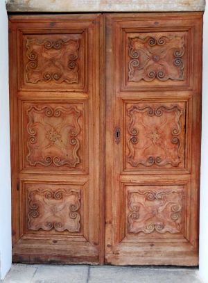 Portone Prima del restauro